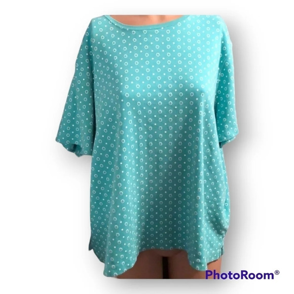 Karen Scott Tops - Green Apple Karen Scott Shirt